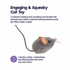 Outward Hound® Petstages® Squeak Squeak Mouse Grey Plush Cat Toy