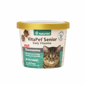 NaturVet® VitaPet™ Senior Daily Vitamins Soft Chews for Cats (60 ct)