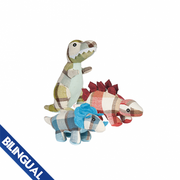 Multipet® Plaidosaurs Dog Toy (NEW)