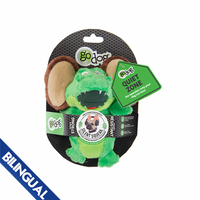 goDog® Silent Squeak™ Flips Gator Monkey Small Dog Toy (NEW)