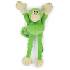 goDog® Crazy Tugs™ Monkey Lime Green Large Dog Toy (NEW)
