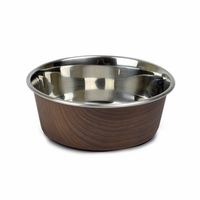 OurPets® Durapet® Woodgrain Bowls Dark Brown 4 Cup