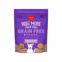 Cloud Star Wag More, Bark Less® Grain Free Crunchy Biscuits: Assorted Flavors Dog Treats 2.5lb (NEW) SALE