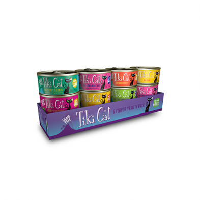 Tiki Cat® King Kamehameha™ Variety Pack Wet Cat Food 12 x 2.8 oz