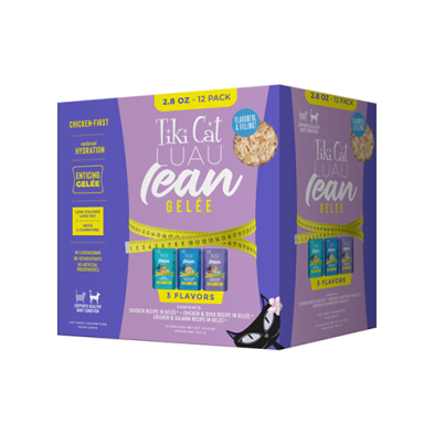Tiki Cat® Lean Gelee Variety Pack Wet Cat Food 12 x 2.8oz (NEW)