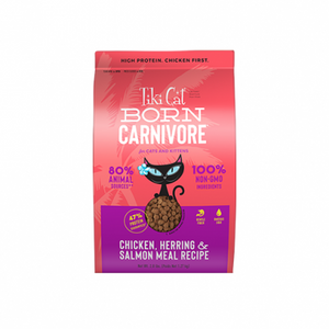 Tiki Cat® Born Carnivore™ Chicken, Herring & Salmon Meal Recipe Dry Cat Food