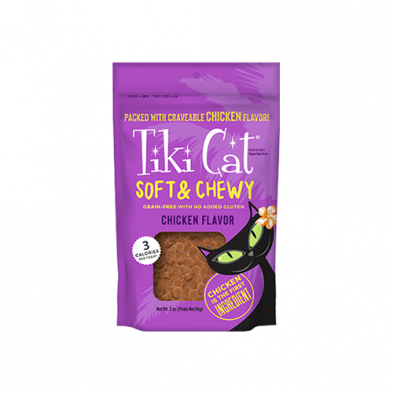 Tiki Cat® Grain Free Soft & Chewy Chicken Cat Treats 2oz