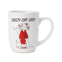 PETRAGEOUS  MUG Crazy Cat Lady 24oz