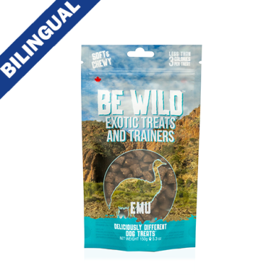 This & That® Be Wild™ Exotic Treats and Trainers Emu Soft & Chewy Dog Treat 150gm