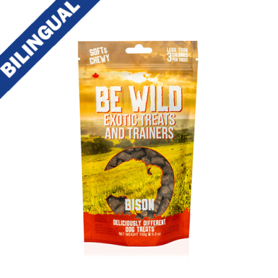 This & That® Be Wild™ Exotic Treats and Trainers Bison Soft & Chewy Dog Treat 150gm