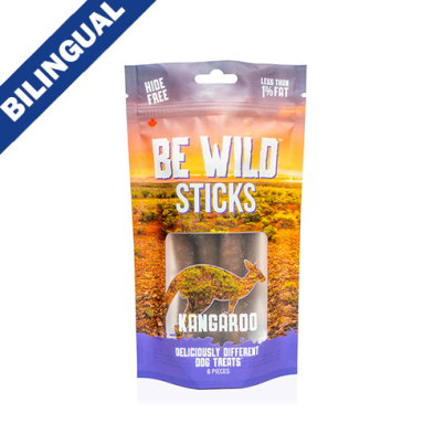 This & That® Be Wild™ Sticks Kangaroo Crunchy Dog Treat (6 ct)