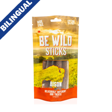 This & That® Be Wild™ Sticks Bison Crunchy Dog Treat (6 ct)