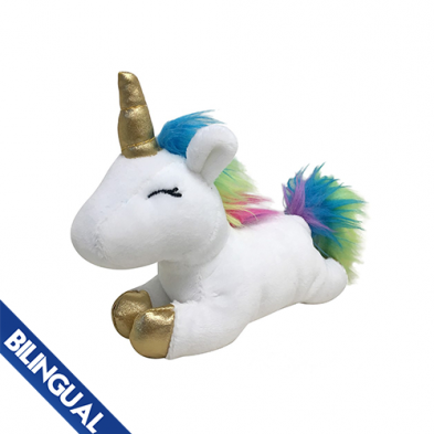 foufouBRANDS™ fouFIT™ Unicorn Plush White Dog Toy SALE (NEW)