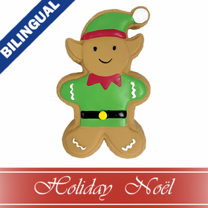 foufouBRANDS™ fouFIT™ HOLIDAY Gingerbread Cookie Chews Elf