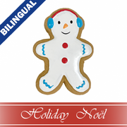 foufouBRANDS™ fouFIT™ HOLIDAY Gingerbread Cookie Chews Snowman