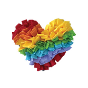 foufouBRANDS™ fouFIT™ One Love Snuffle Mat Heart Dog Toy