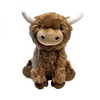 foufouBRANDS™ fouFIT™ Highland Cow Plushies Large 8.5" Dog Toy