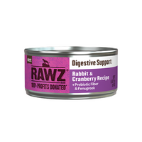 RAWZ® Digestive Support Rabbit & Cranberry Wet Cat Food 5.5oz (NEW)
