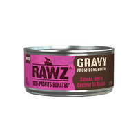 RAWZ® Gravy From Bone Broth Salmon, Beef & Coconut Oil Recipe Wet Cat Food