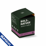 Bold by Nature Select Turkey Frozen Dog Food 4 lb Box (8 x 8 oz Patties)
