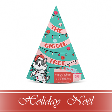 Spunky Pup® HOLIDAY The Giggle Tree Dog Treats 6oz (NEW)