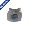 Ruff Love Cozy Cat Bed Grey 17" x 17" (NEW)