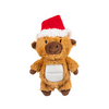 Growl™ HOLIDAY Jingle Bellies Bull Dog Toy (NEW)