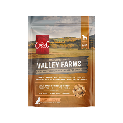 CoevO™ The Hinterlands Valley Farms Vita•Boost™ Chicken, Turkey & Duck Treats for Dogs 3.52oz (NEW)