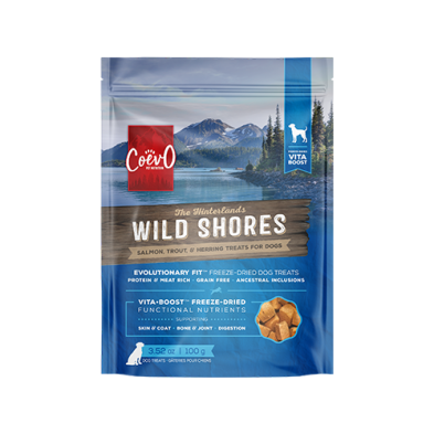 CoevO™ The Hinterlands Wild Shores Vita•Boost™ Salmon, Trout & Herring Treats for Dogs 3.52oz (NEW)