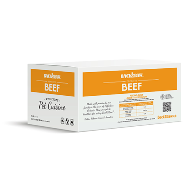 Back2Raw™ Complete Beef Recipe Frozen Dog Food 12 lbs (NEW)