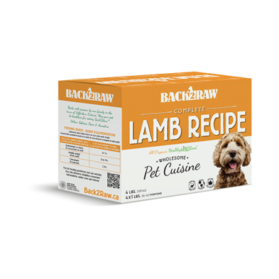 Back2Raw™ Complete Lamb Recipe Frozen Dog Food 4 lbs (NEW)