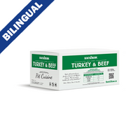 Back2Raw™ Basics Turkey Blend & Beef Recipe Frozen Dog Food 12 lbs (NEW)