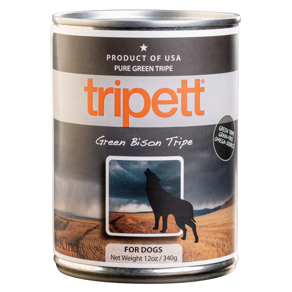 PetKind Canned Dog Food Bison Tripe 12 oz