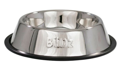 Bud'z Non-Slip Stainless Steel Bowl