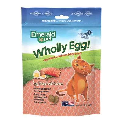 Emerald Pet Cat Wholly Egg 2.5oz - Salmon (NEW)