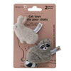 Dexypaws Cat Toy with Catnip Racoon/Rabbit 2 pack (NEW)