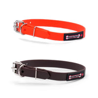 Smoochy Poochy Polyvinyl Waterproof Collar Orange