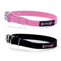 Smoochy Poochy Polyvinyl Waterproof Collar Black