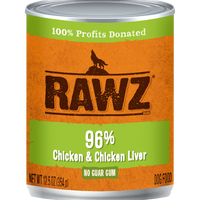 RAWZ® 96% Chicken & Chicken Liver Wet Dog Food 12.5 oz