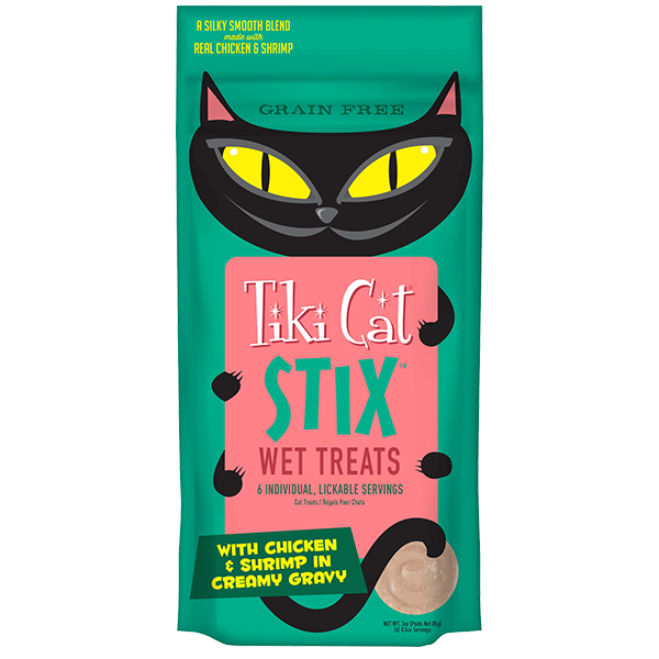 Tiki Cat® STIX™ Chicken & Shrimp in Creamy Gravy Cat Treat 3oz