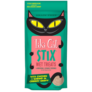 Tiki Cat® STIX™ Chicken & Shrimp in Creamy Gravy Cat Treat 3oz