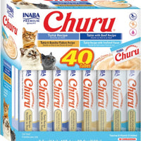 Inaba Cat Churu Purées Variety Pack (40) Tuna Recipes