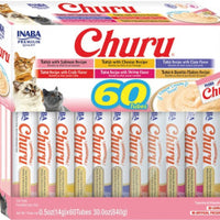 Inaba Cat Churu Purées Variety Pack (60) Tuna Recipes