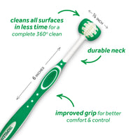 Tropiclean Fresh Breath Triple Flex Toothbrush for Small Dogs