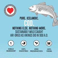 ICELANDIC+ Cod Skin Pieces 1-lb