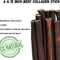 BULLSTERS Collagen Charcoal Sticks 12"