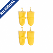 Canada Pooch® Waterproof Rain Boots Yellow (NEW)