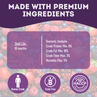 Granville Indomitable Patagonia Grain Free Human Grade Creamy Cremes Treats Peanut Butter Dog 120g