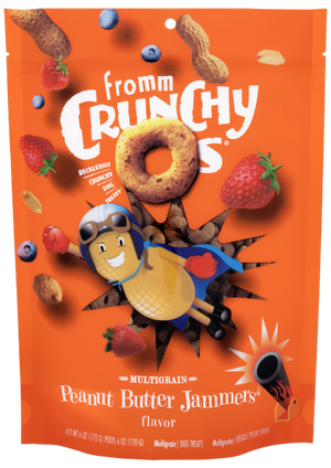 Fromm® Crunchy O's® Peanut Butter Jammers™ Multigrain Dog Treats