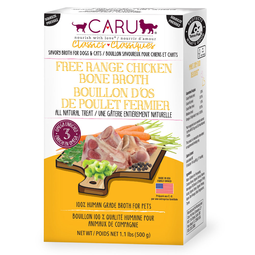 Caru Pet Food Broth - Free-Range Chicken Bone (NEW)